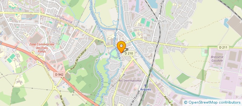 localisation de l'entreprise MONSIEUR THOMAS THERET  ARQUES