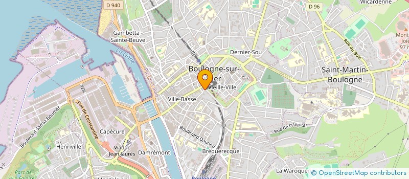 localisation de l'entreprise MONSIEUR THOMAS THERKILDSEN à BOULOGNE-SUR-MER