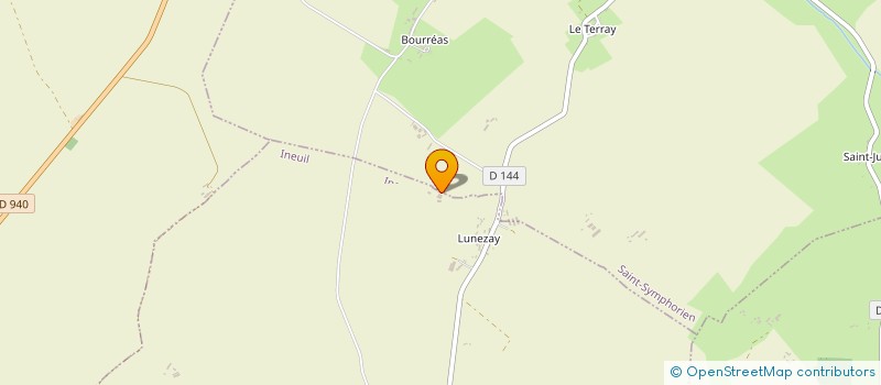 localisation de l'entreprise MONSIEUR THOMAS THEVENET  INEUIL