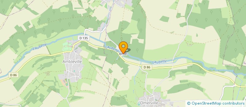 localisation de l'entreprise MONSIEUR THOMAS THEVENON  OMERVILLE