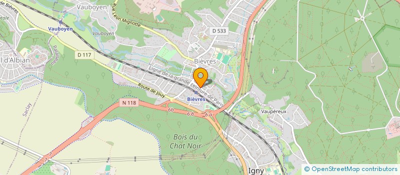 localisation de l'entreprise MONSIEUR THOMAS THIBEDORE à BIEVRES