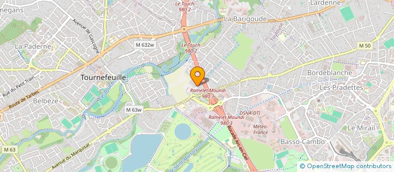 localisation de l'entreprise MONSIEUR THOMAS THIBUS  TOURNEFEUILLE