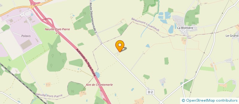 localisation de l'entreprise MONSIEUR THOMAS THIERRY  ROUZIERS-DE-TOURAINE