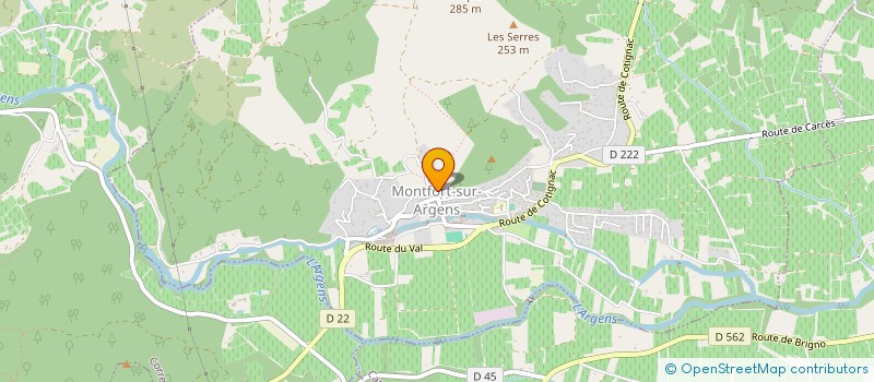 localisation de l'entreprise MONSIEUR THOMAS THIERY  MONTFORT-SUR-ARGENS