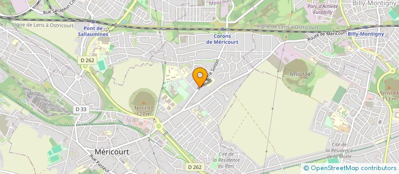 localisation de l'entreprise MONSIEUR THOMAS THIRIONNET  MERICOURT