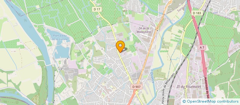 localisation de l'entreprise MONSIEUR THOMAS THOMAS SKURTIS  SORGUES