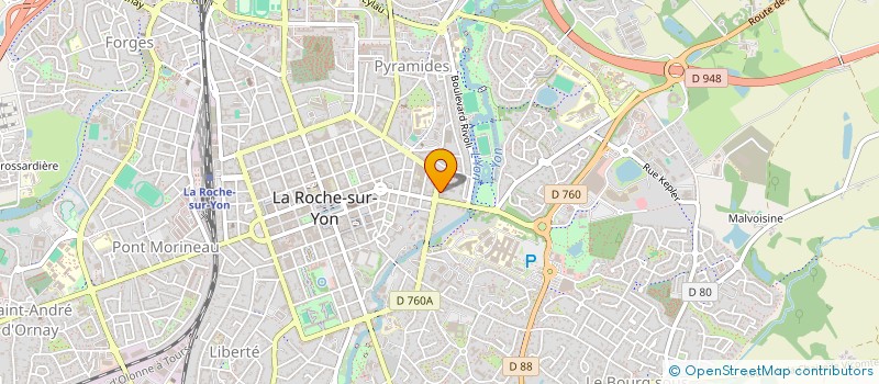 localisation de l'entreprise MONSIEUR THOMAS THOMERET à LA ROCHE-SUR-YON