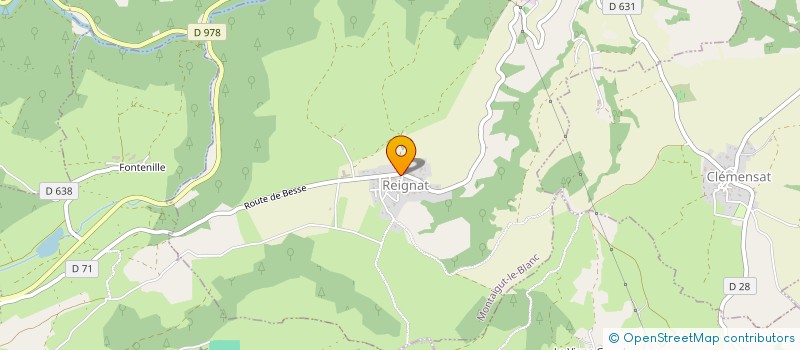 localisation de l'entreprise MONSIEUR THOMAS THOURIN  MONTAIGUT-LE-BLANC