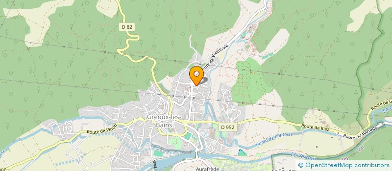 localisation de l'entreprise MONSIEUR THOMAS THUONG-SOO  GREOUX-LES-BAINS