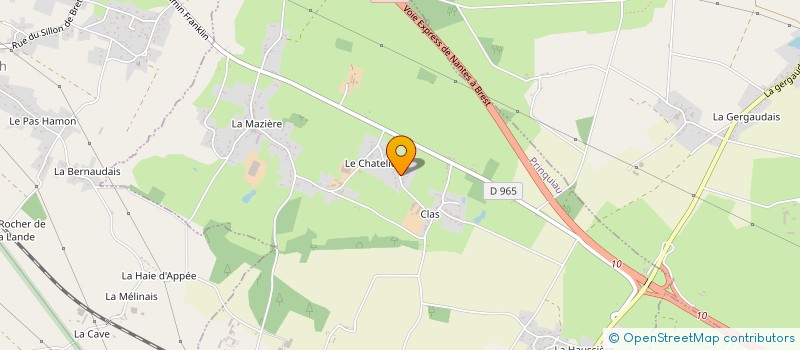 localisation de l'entreprise MONSIEUR THOMAS TINCE  PRINQUIAU