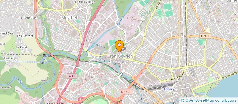 localisation de l'entreprise MONSIEUR THOMAS TIREL  ANNECY