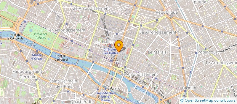 localisation de l'entreprise MONSIEUR THOMAS TISSERAND  PARIS