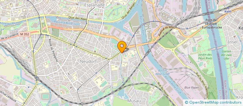 localisation de l'entreprise MONSIEUR THOMAS TISSERAND à STRASBOURG