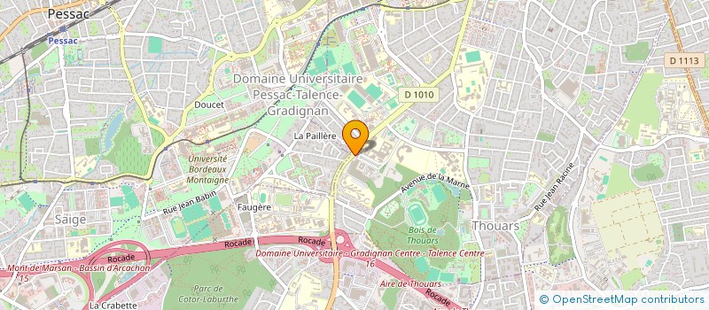 localisation de l'entreprise MONSIEUR THOMAS TOMBREY à LE BOUSCAT