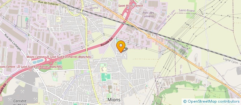 localisation de l'entreprise MONSIEUR THOMAS TONI  MIONS