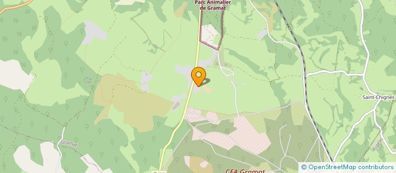 localisation de l'entreprise MONSIEUR THOMAS TONY ESPINOS  GRAMAT