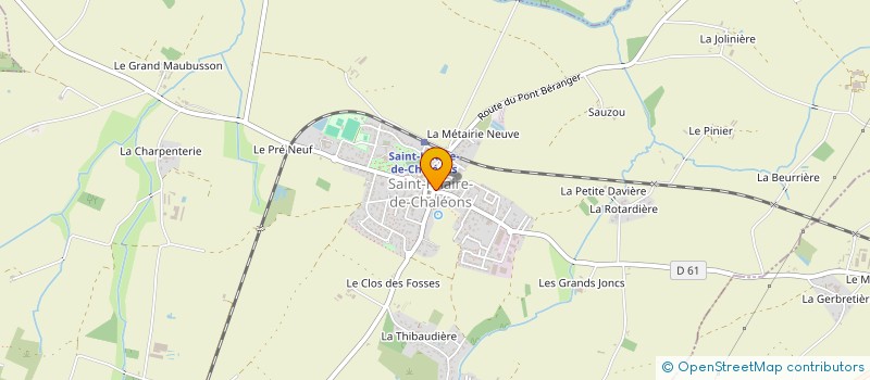 localisation de l'entreprise MONSIEUR THOMAS TOUCANE  SAINT-HILAIRE-DE-CHALEONS