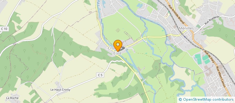 localisation de l'entreprise MONSIEUR THOMAS TOUCHARD  CROISY-SUR-EURE