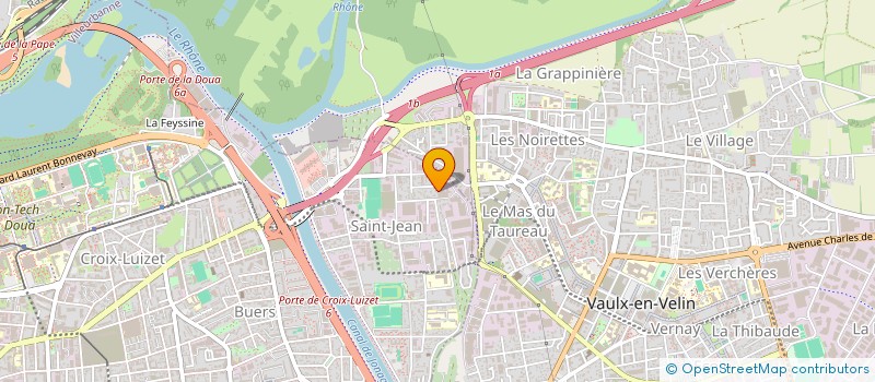 localisation de l'entreprise MONSIEUR THOMAS TOUCHEBOEUF  VAULX-EN-VELIN