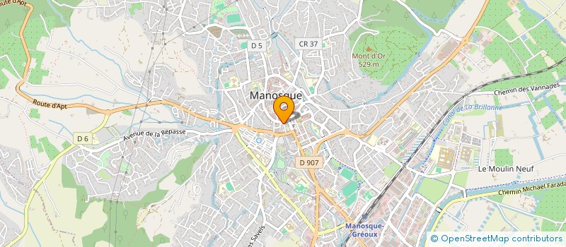 localisation de l'entreprise MONSIEUR THOMAS TOUCHET à MANOSQUE