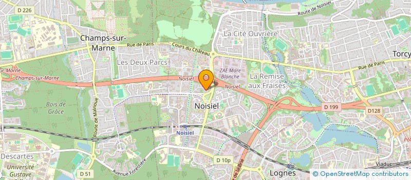 localisation de l'entreprise MONSIEUR THOMAS TOULAS à NOISIEL