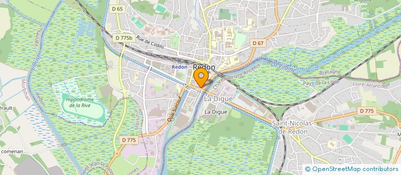 localisation de l'entreprise MONSIEUR THOMAS TOURNELIER  REDON