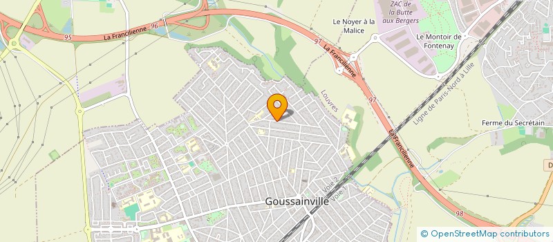 localisation de l'entreprise MONSIEUR THOMAS TOUT  GOUSSAINVILLE