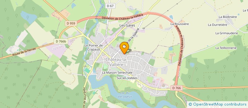 localisation de l'entreprise MONSIEUR THOMAS TOUZET à CHATEAU-LA-VALLIERE