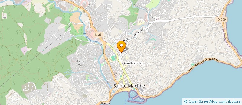 localisation de l'entreprise MONSIEUR THOMAS TRABAUD à SAINTE-MAXIME