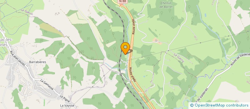 localisation de l'entreprise MONSIEUR THOMAS TREILHOU  LE GARRIC