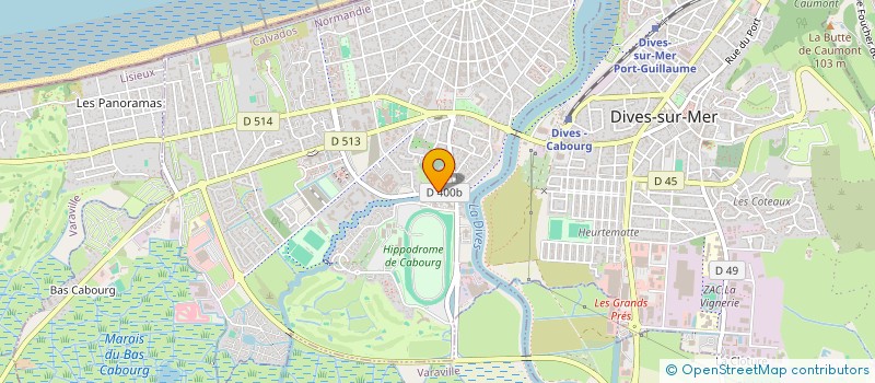 localisation de l'entreprise MONSIEUR THOMAS TREMPU  CABOURG