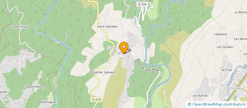 localisation de l'entreprise MONSIEUR THOMAS TROUILLET  SAINT-JULIEN-DU-SERRE