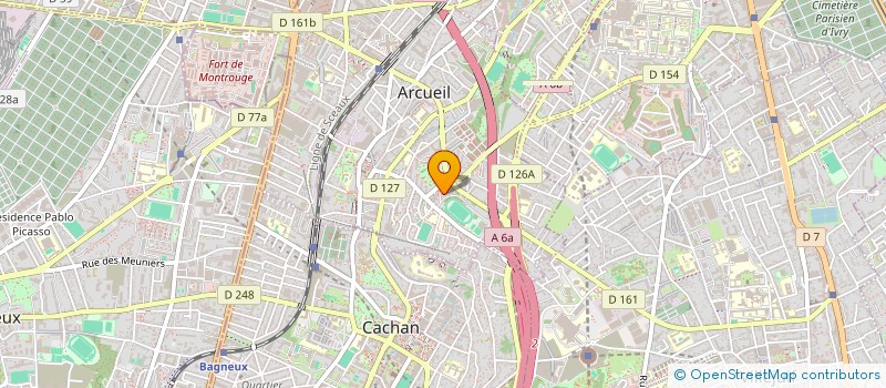 localisation de l'entreprise MONSIEUR THOMAS TRYSTRAM  ARCUEIL