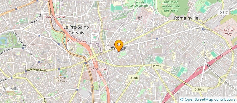 localisation de l'entreprise MONSIEUR THOMAS TUPINIER  LES LILAS
