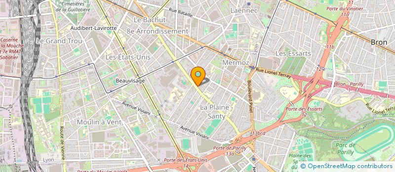 localisation de l'entreprise MONSIEUR THOMAS TURBAN  LYON