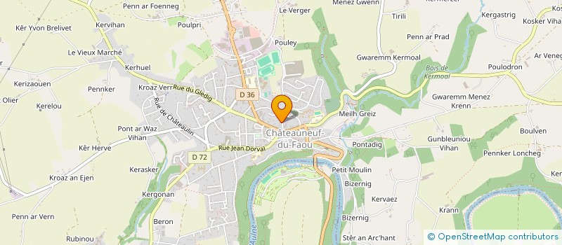 localisation de l'entreprise MONSIEUR THOMAS UNG à CHATEAUNEUF-DU-FAOU