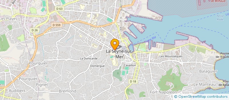 localisation de l'entreprise MONSIEUR THOMAS VALDES  LA SEYNE-SUR-MER