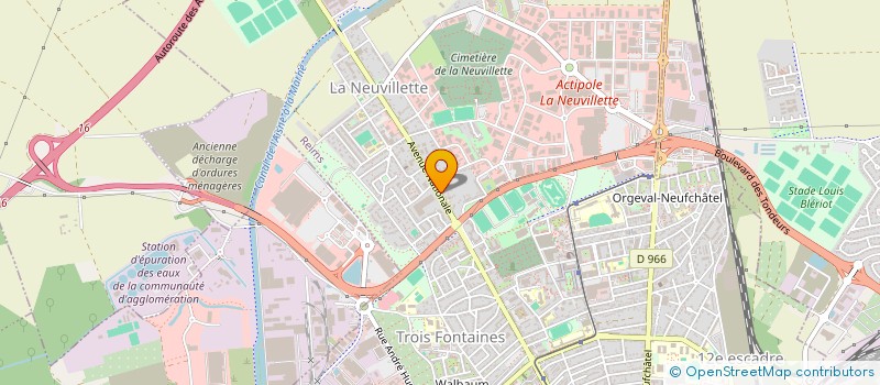 localisation de l'entreprise MONSIEUR THOMAS VALLEE  REIMS
