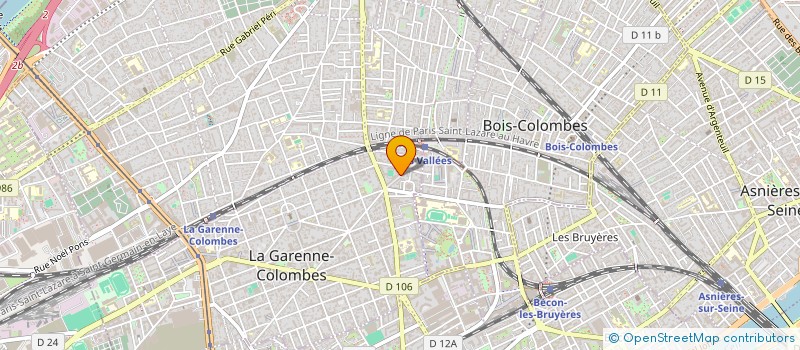 localisation de l'entreprise MONSIEUR THOMAS VALLEE à LA GARENNE-COLOMBES