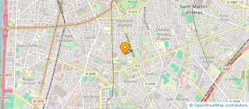 localisation de l'entreprise MONSIEUR THOMAS VALLON  GRENOBLE