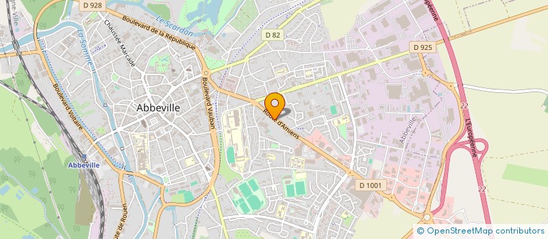 localisation de l'entreprise MONSIEUR THOMAS VANDAMME à ABBEVILLE