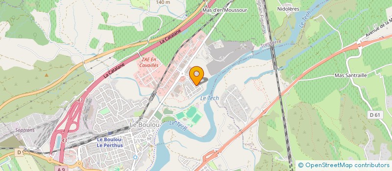 localisation de l'entreprise MONSIEUR THOMAS VANDERBORGHT  LE BOULOU