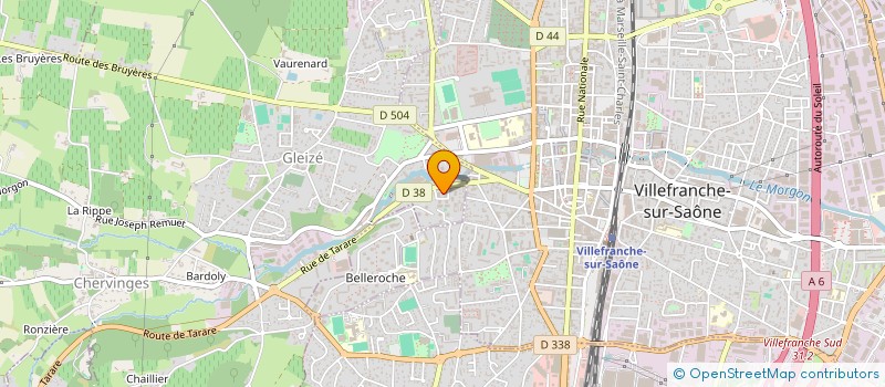 localisation de l'entreprise MONSIEUR THOMAS VANDERMEERSCH  GLEIZE