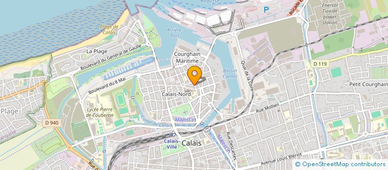 localisation de l'entreprise MONSIEUR THOMAS VANDEWALLE  CALAIS