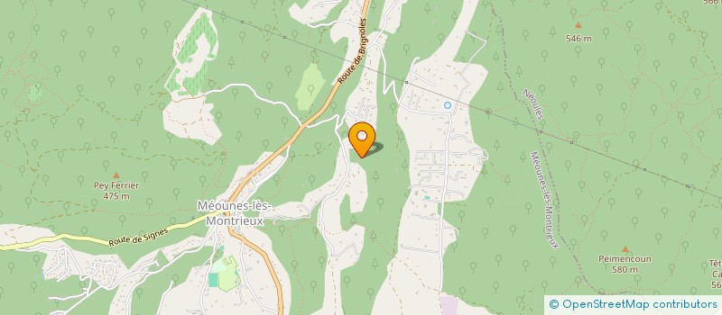 localisation de l'entreprise MONSIEUR THOMAS VANHEE  MEOUNES-LES-MONTRIEUX