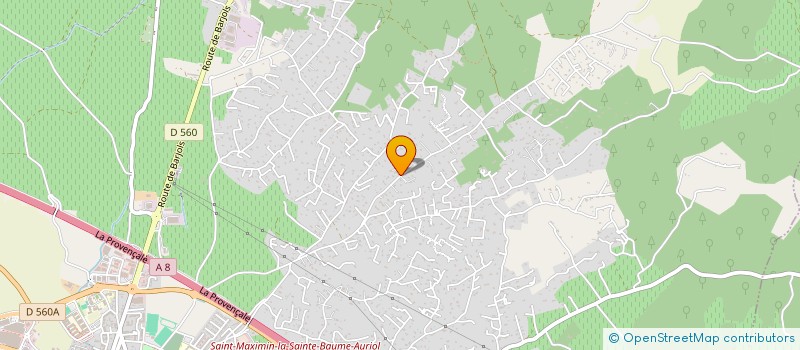 localisation de l'entreprise MONSIEUR THOMAS VANHOENACKER  BRUE-AURIAC