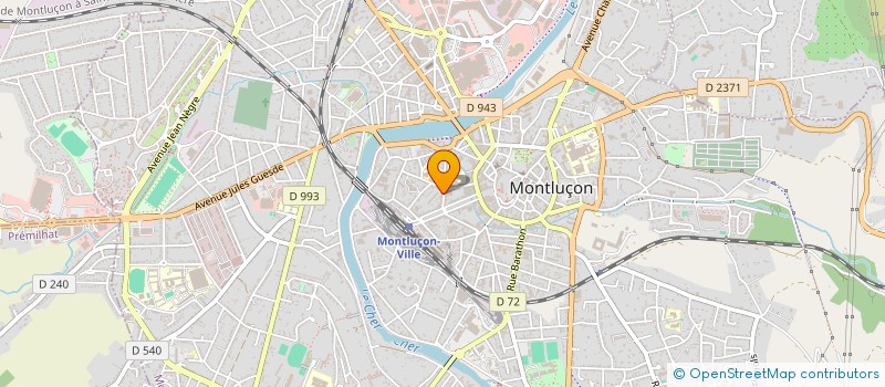 localisation de l'entreprise MONSIEUR THOMAS VAQUERO à MONTLUCON