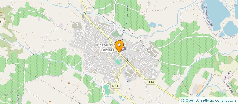 localisation de l'entreprise MONSIEUR THOMAS VARCHETTA  CAZOULS-LES-BEZIERS