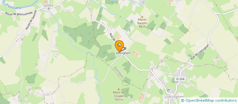 localisation de l'entreprise MONSIEUR THOMAS VARLET  QUESQUES