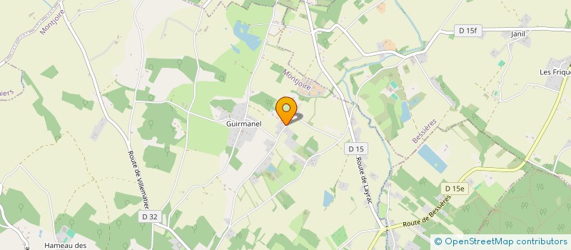 localisation de l'entreprise MONSIEUR THOMAS VASSELIN  MONTJOIRE